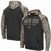 Men's Oklahoma State Cowboys Gray Camo Pullover Hoodie,baseball caps,new era cap wholesale,wholesale hats